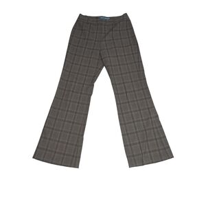 Plaid Wide-Leg Pants